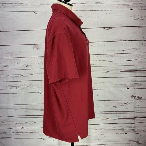 G.H. Bass and Company Men's Red‎ Polo Style Shirt Size XXL - Picture 2 of 8